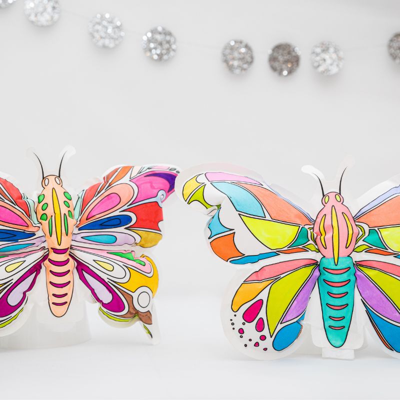 ARA Creative - Opblaasbare kleurplaat | Vlinders