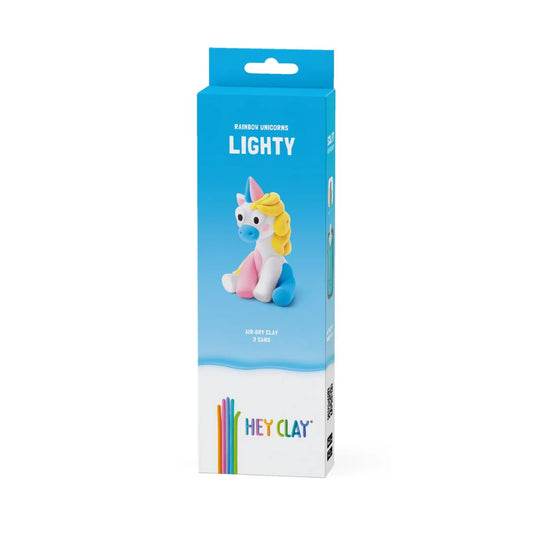 Hey Clay - Rainbow Unicorns Lighty (3 potjes)