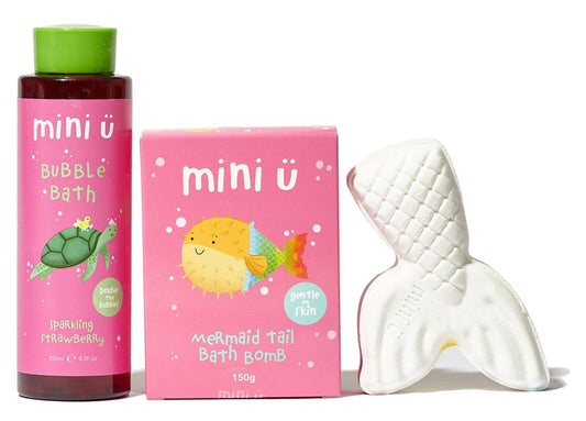 Mini U - Kadoset Bad | Roze