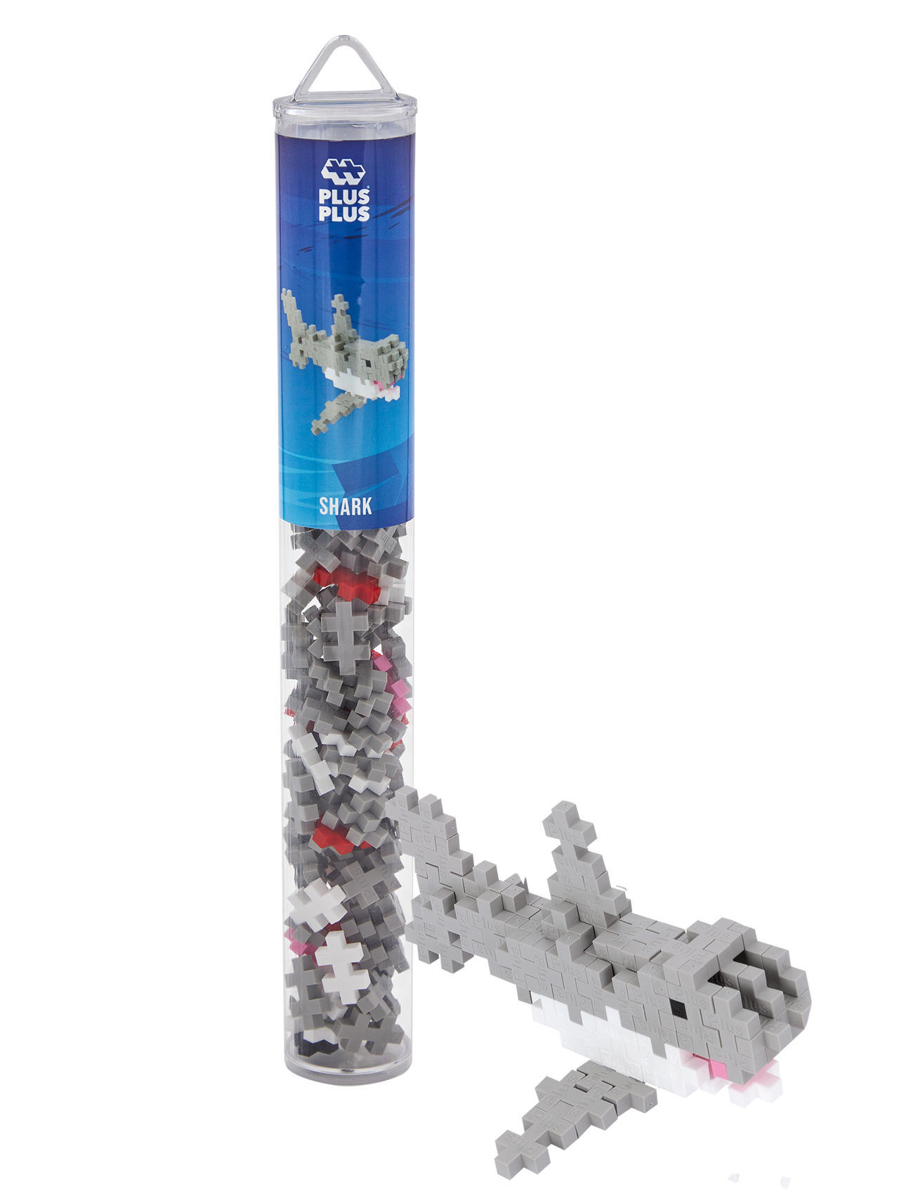 Plus Plus - Tube 100 stuks | Haai (4240)