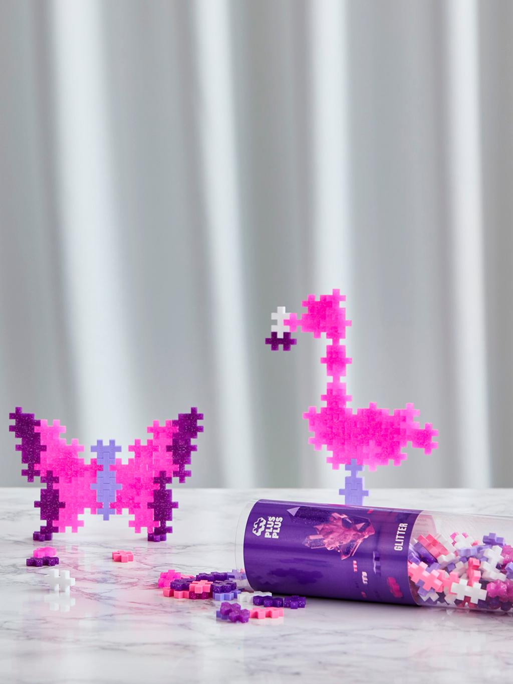 Plus Plus - Tube 100 stuks | Glitter (4244)