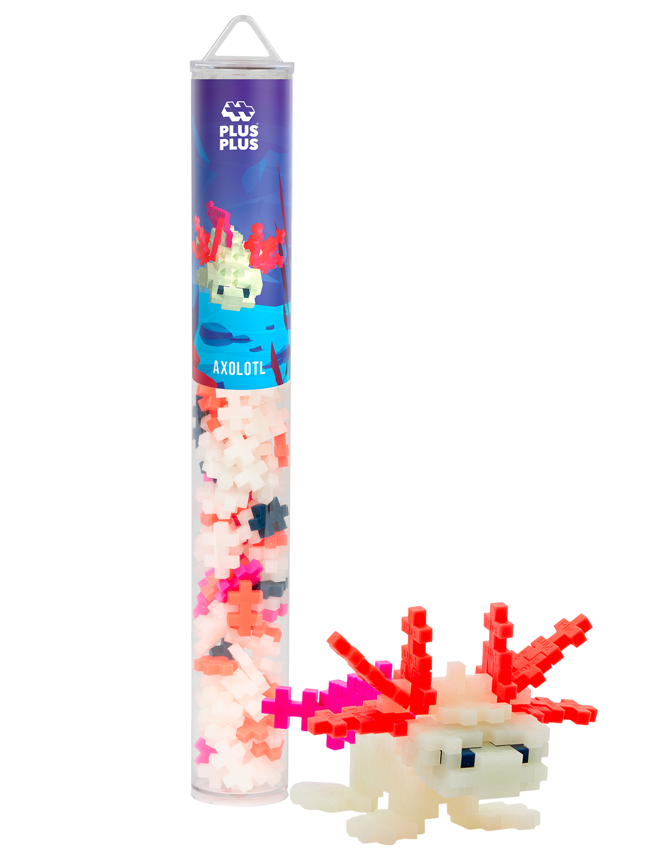 Plus Plus - Tube 100 stuks | Axolotl (4310)