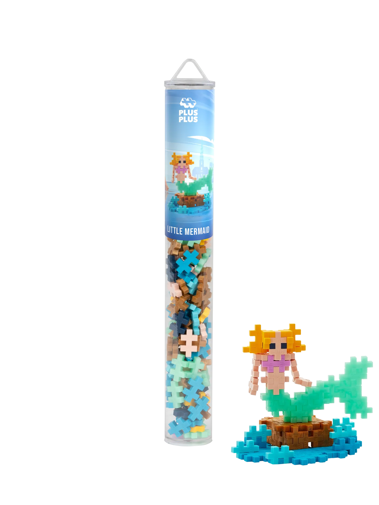 Plus Plus - Tube 100 stuks | Zeemeermin (4313)