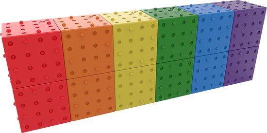 Smartek - Rainbow 12 magnetische bouwstenen