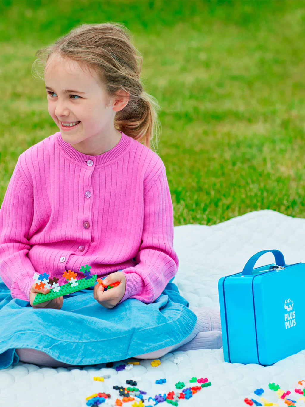 Plus Plus - Reiskoffer | Blauw (7002)