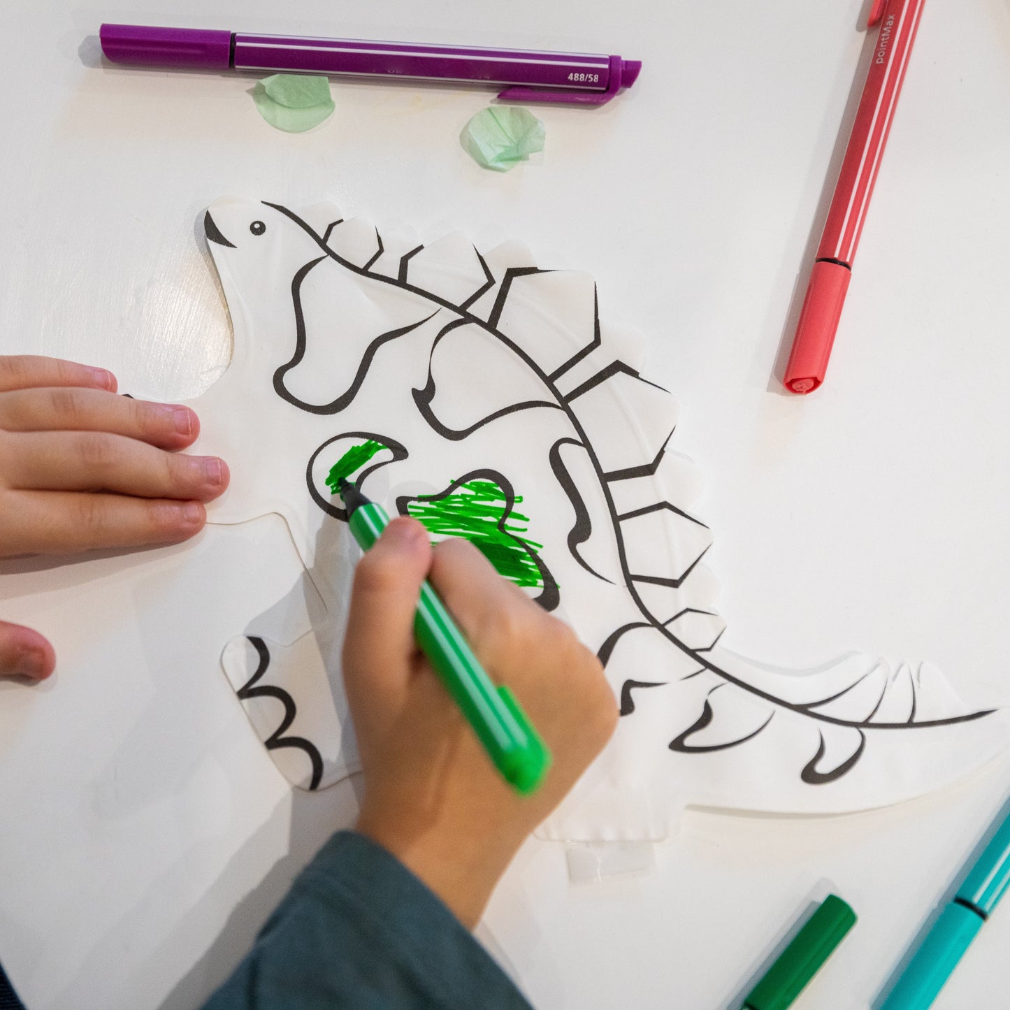 ARA Creative - Opblaasbare kleurplaat | Dino's