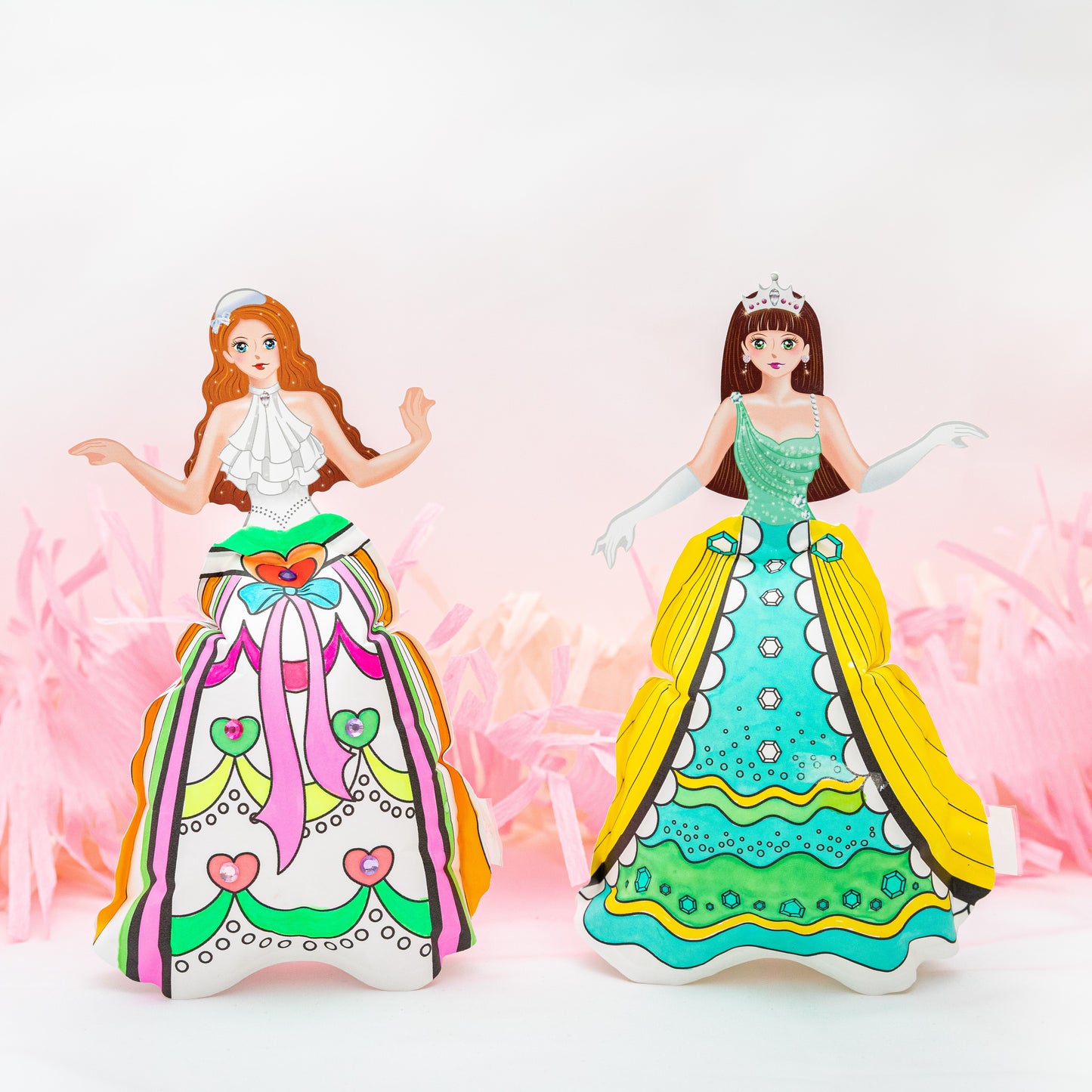 ARA Creative - Opblaasbare kleurplaat | Prinsessen