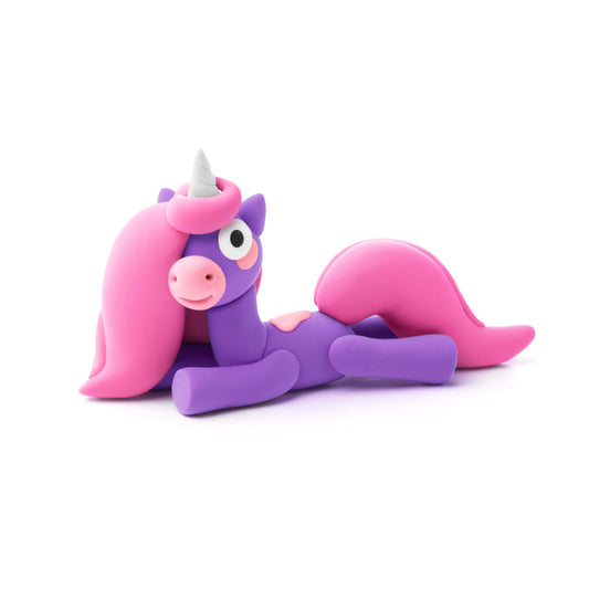 Hey Clay - Rainbow Unicorns Brighty (3 potjes)
