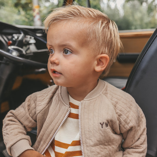 Your Wishes - Baseball Quilted Jacket | Dune