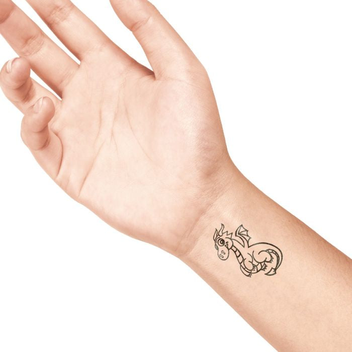 Kids Tattoo - stempel Draak