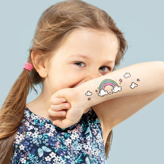 Kids Tattoo - stempel Regenboog