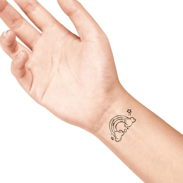 Kids Tattoo - stempel Regenboog