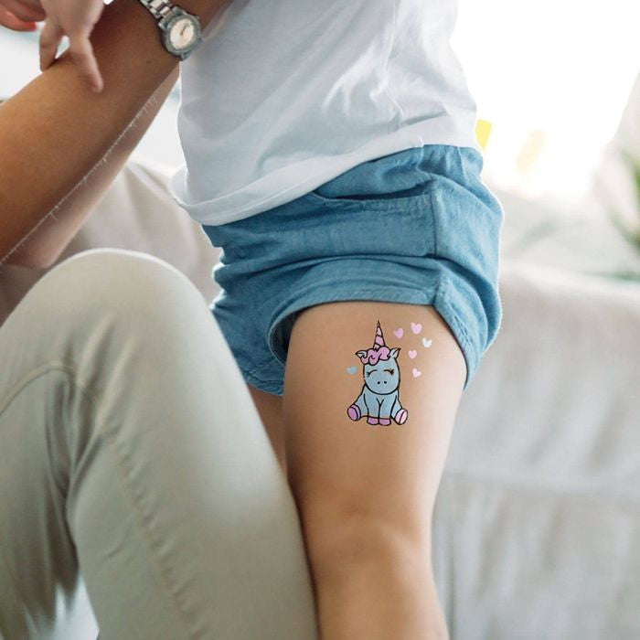 Kids Tattoo - stempel Eenhoorn