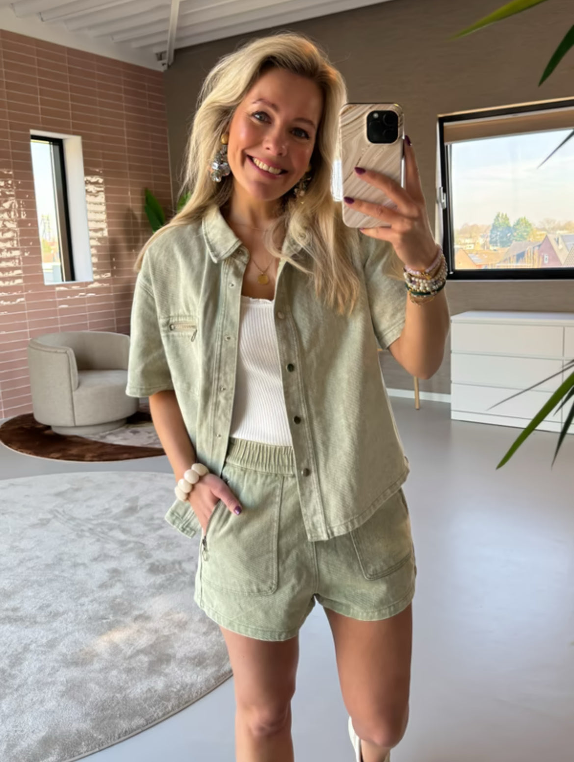 Sweet Jewellery - Blouse Jazzlynn | Groen