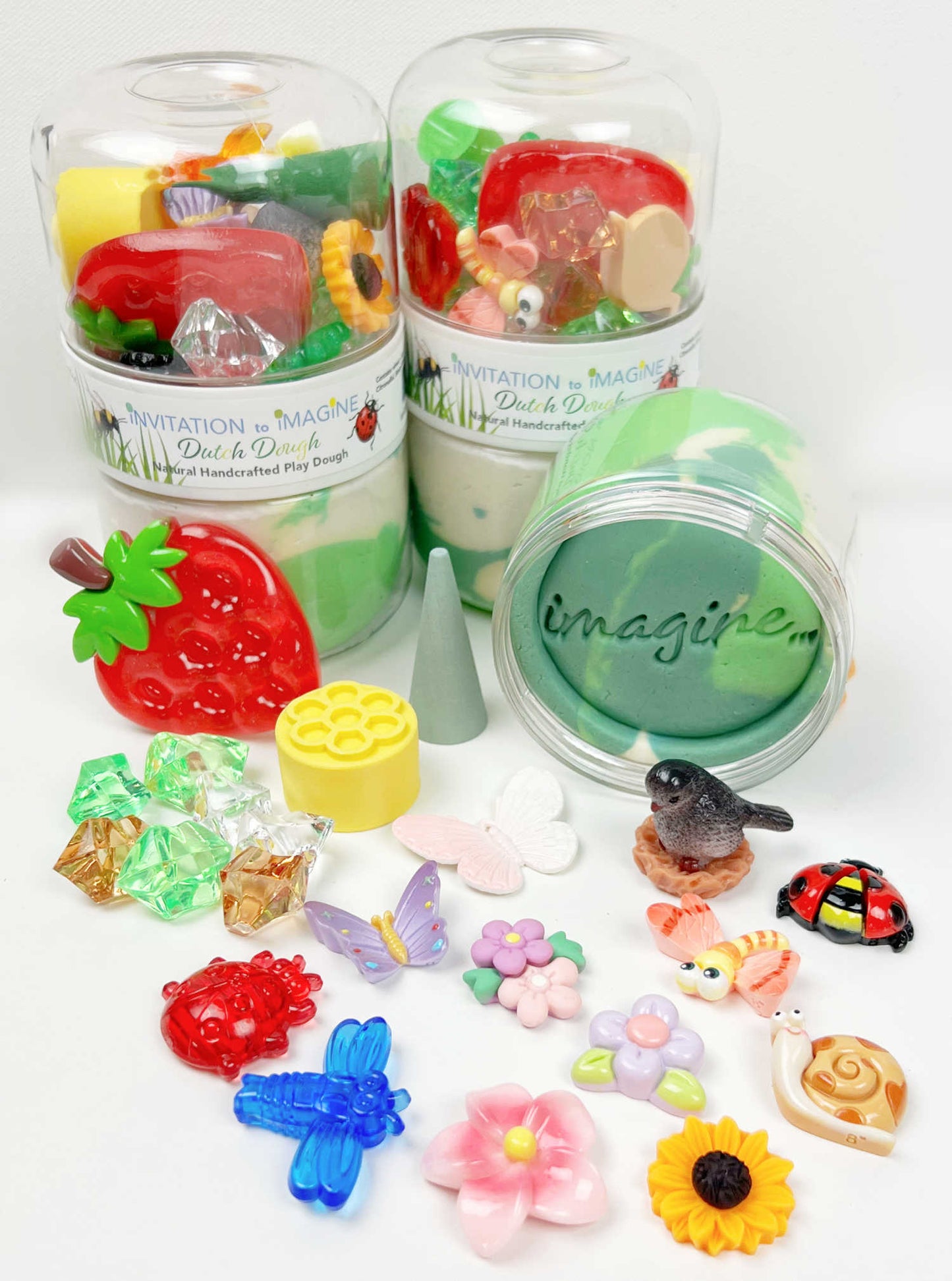 Play Dough Pot - Garden