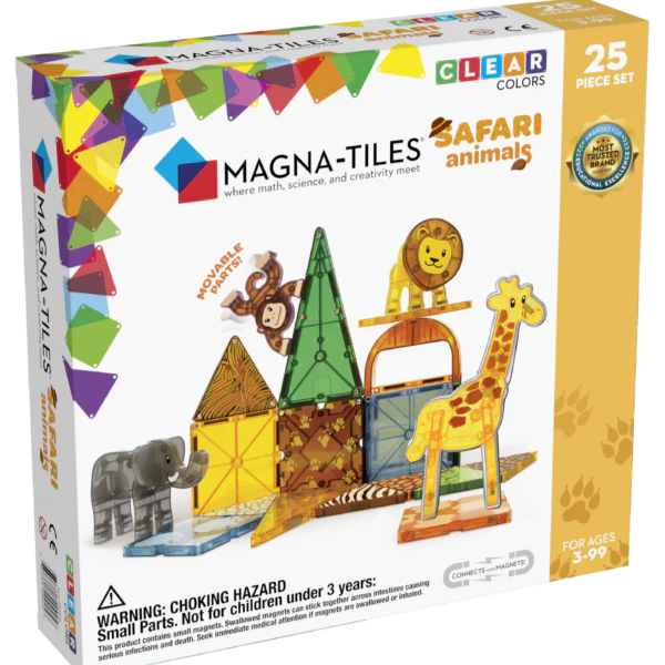 MAGNA-TILES® - Safari Animals (25 stuks)