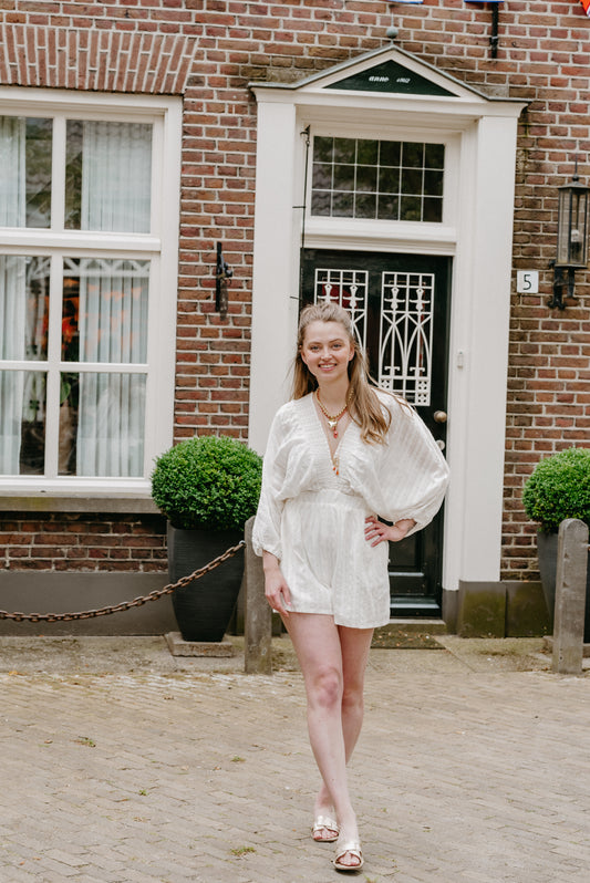 Playsuit - Pearl | Wit