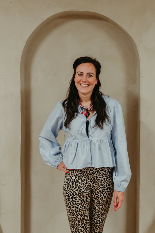 Blouse - Saskia | Licht Blauw