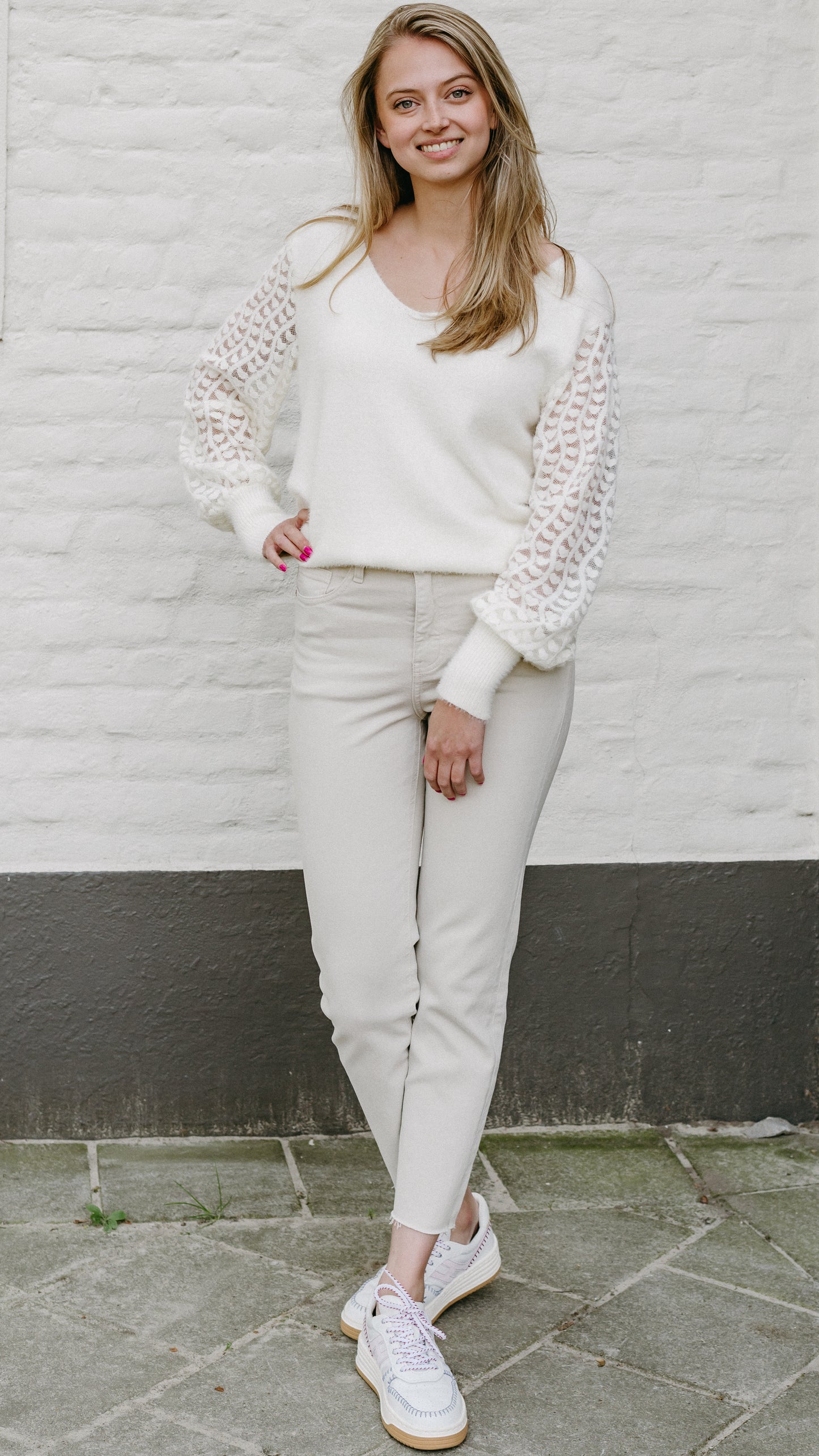 Trui - Heather beige