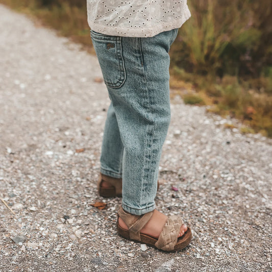 Your Wishes - Stretch Denim | Baggy Jeans Sky Blue