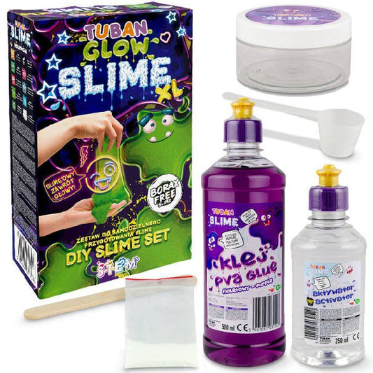 Tuban - DIY Slijm set | Glow in the Dark XL