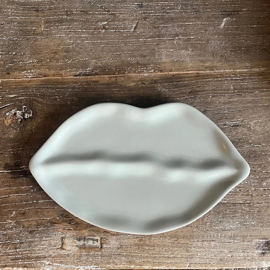 Keramieken bord - Lippen