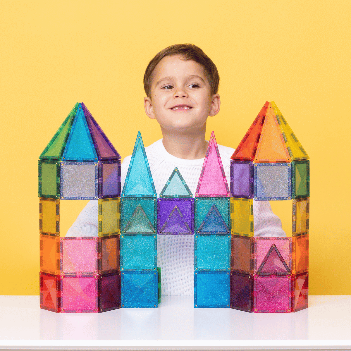 Connetix - Glitter Castle Pack (48 stuks)