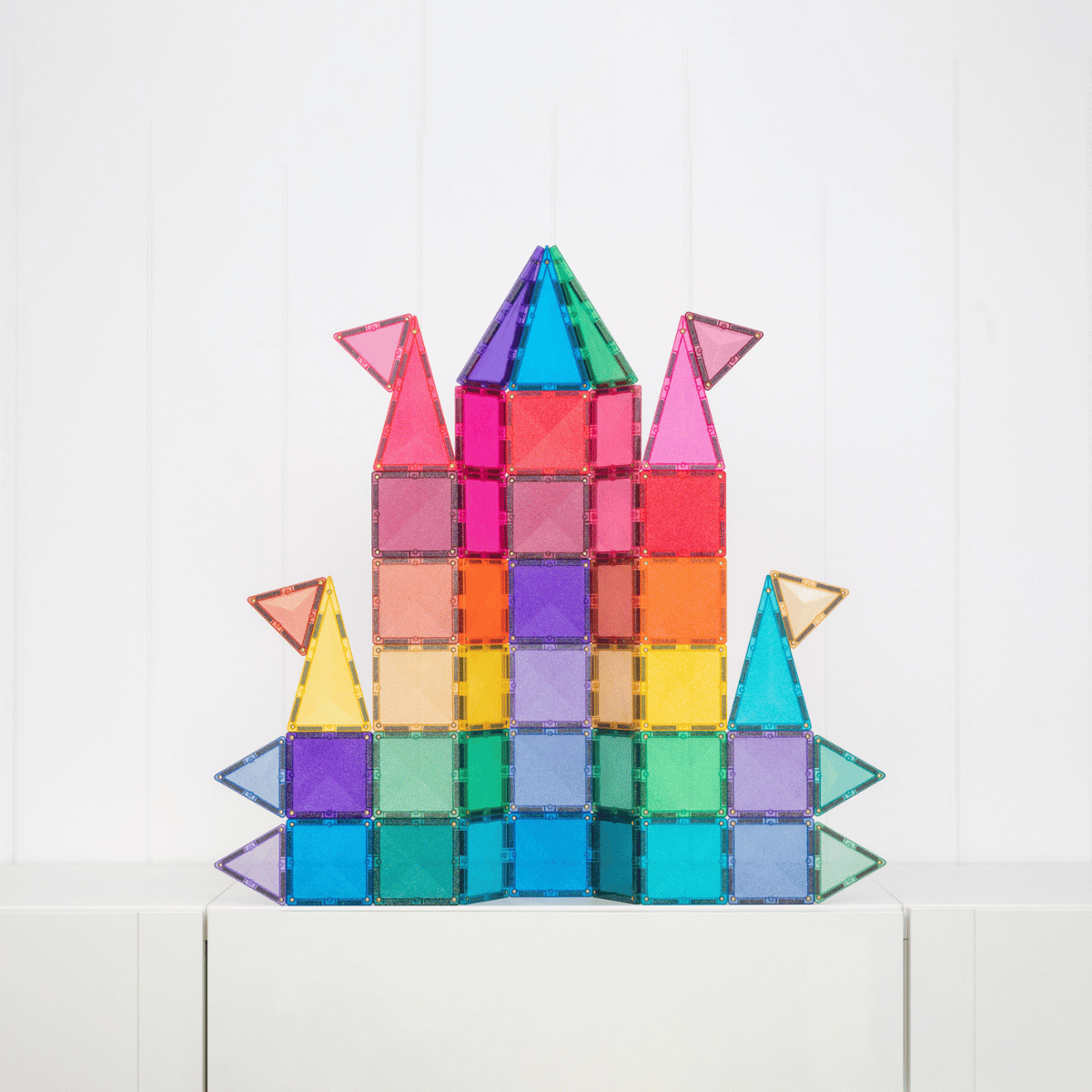 Connetix - Glitter Castle Pack (48 stuks)