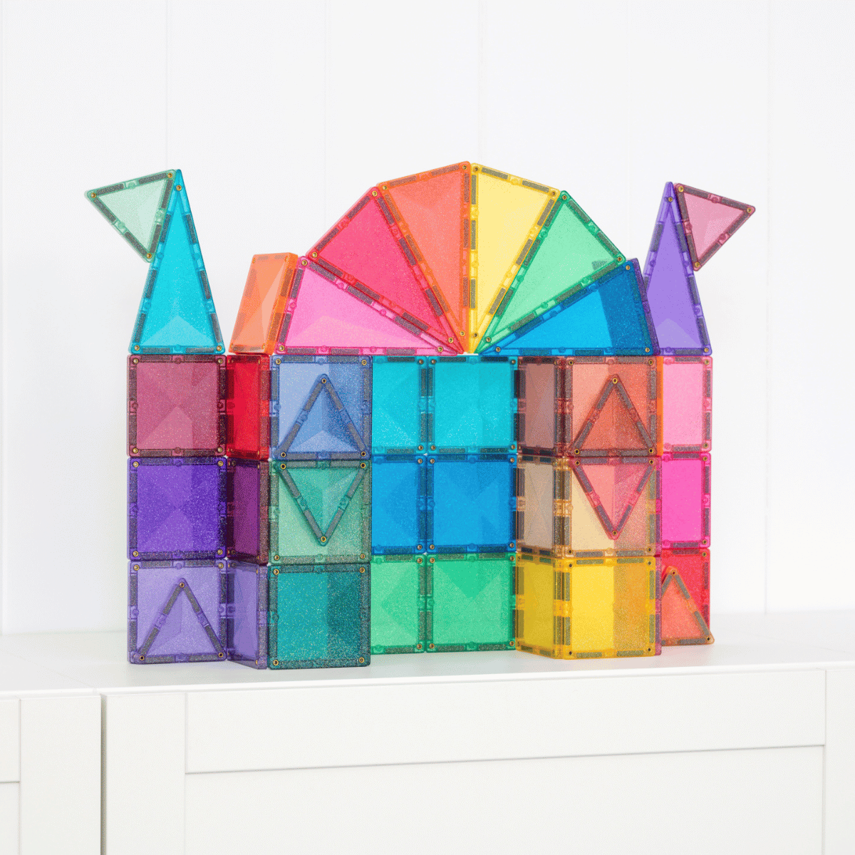 Connetix - Glitter Castle Pack (48 stuks)