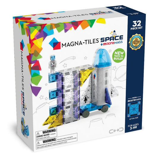 MAGNA-TILES® - Space shuttle inclusief microMAGS (32 stuks)