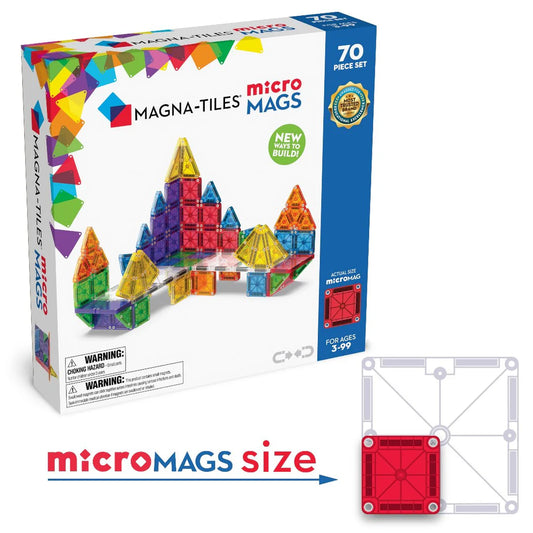 MAGNA-TILES® Micro Mags - Set van 70 stuks