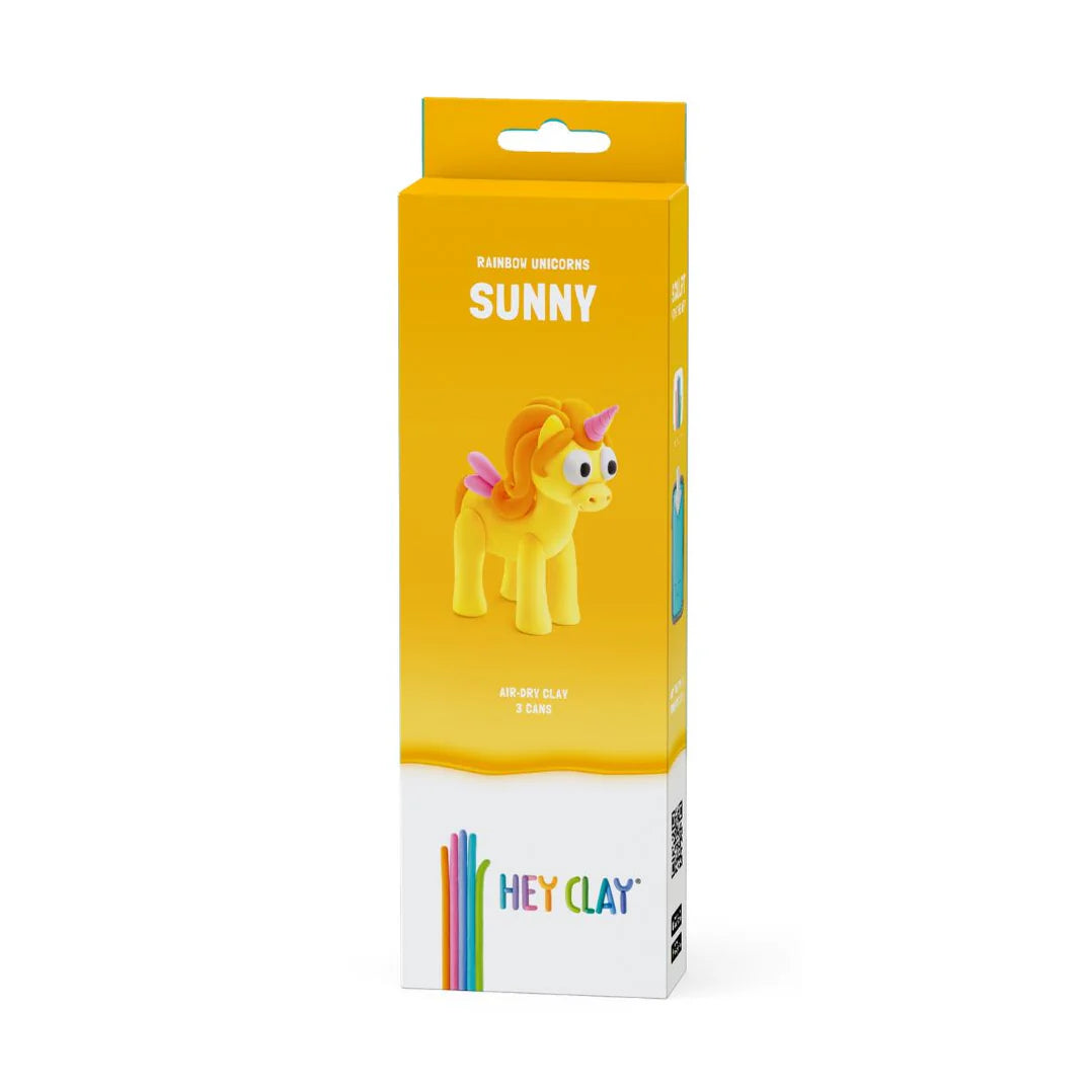 Hey Clay - Rainbow Unicorns Sunny (3 potjes)