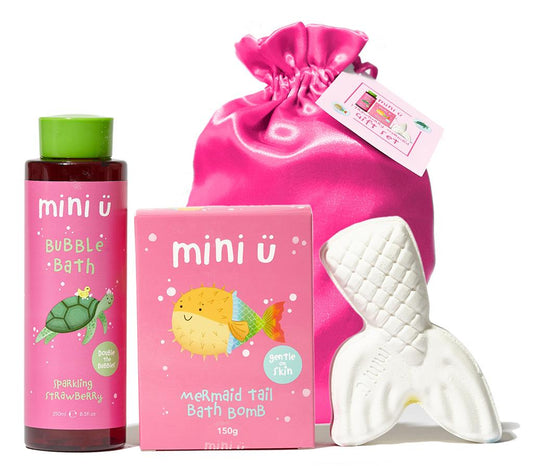 Mini U - Kadoset Bad | Roze