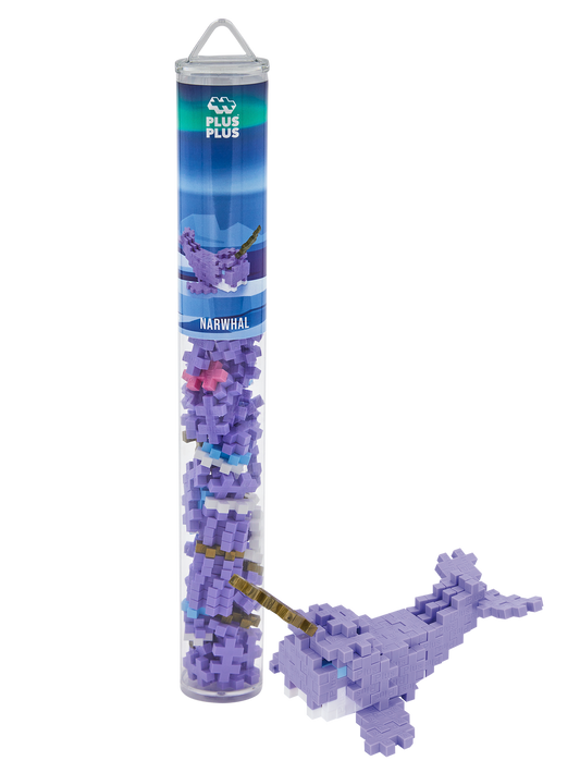 Plus Plus - Tube 100 stuks | Walvis (4239)