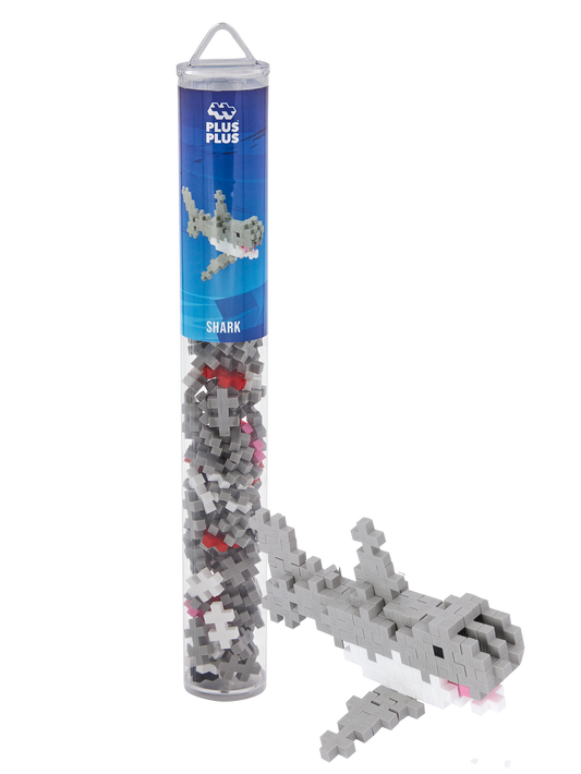 Plus Plus - Tube 100 stuks | Haai (4240)