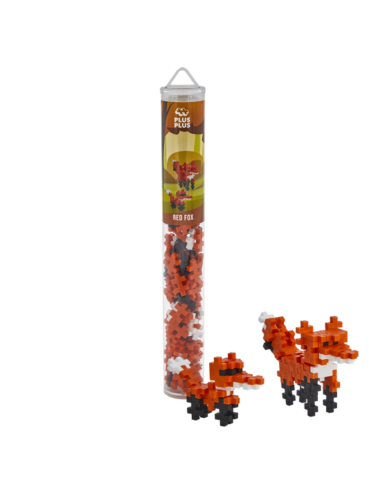 Plus Plus - Tube 100 stuks | Vos (4272)