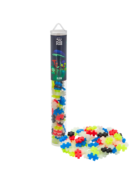 Plus Plus - Tube 100 stuks | Glow in the dark (4282)