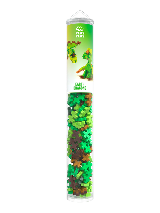 Plus Plus - Tube 100 stuks | Earth Dragon (4376)