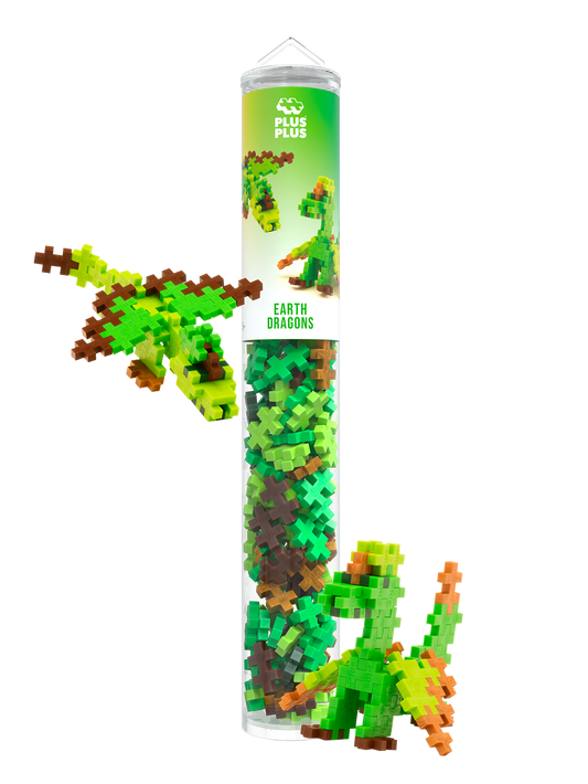 Plus Plus - Tube 100 stuks | Earth Dragon (4376)