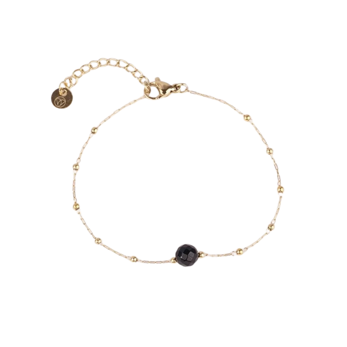 Armband - Black Bead