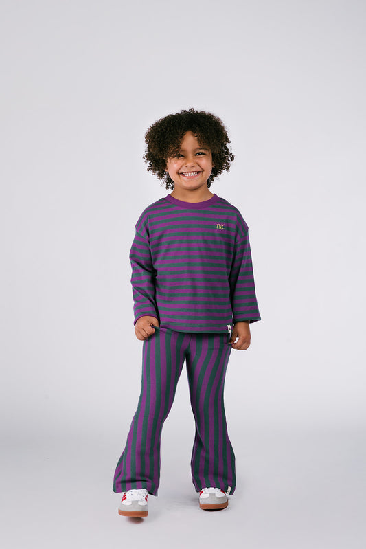 The New Chapter - Broek Flared Nena | Gestreept