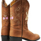 Bootstock - Kids Boots Dove | Cognac