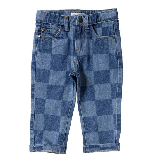 Your Wishes - Denim Check
