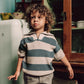 Baje Studio - trui Fao | Blue ocean stripe