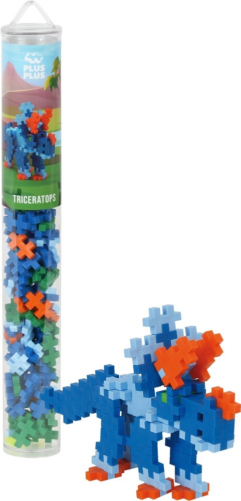 Plus Plus - Tube 100 stuks | Triceratops (4094)