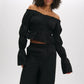 Refined Department - Zwarte Off-Shoulder Top | LAANA TOP