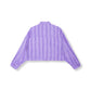 Refined Department - Lilac Oversized Cropped Blouse | SADEN BLOUSE