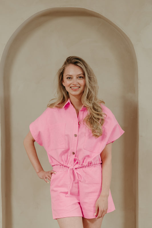 Sets - Blouse en short Eef | Roze