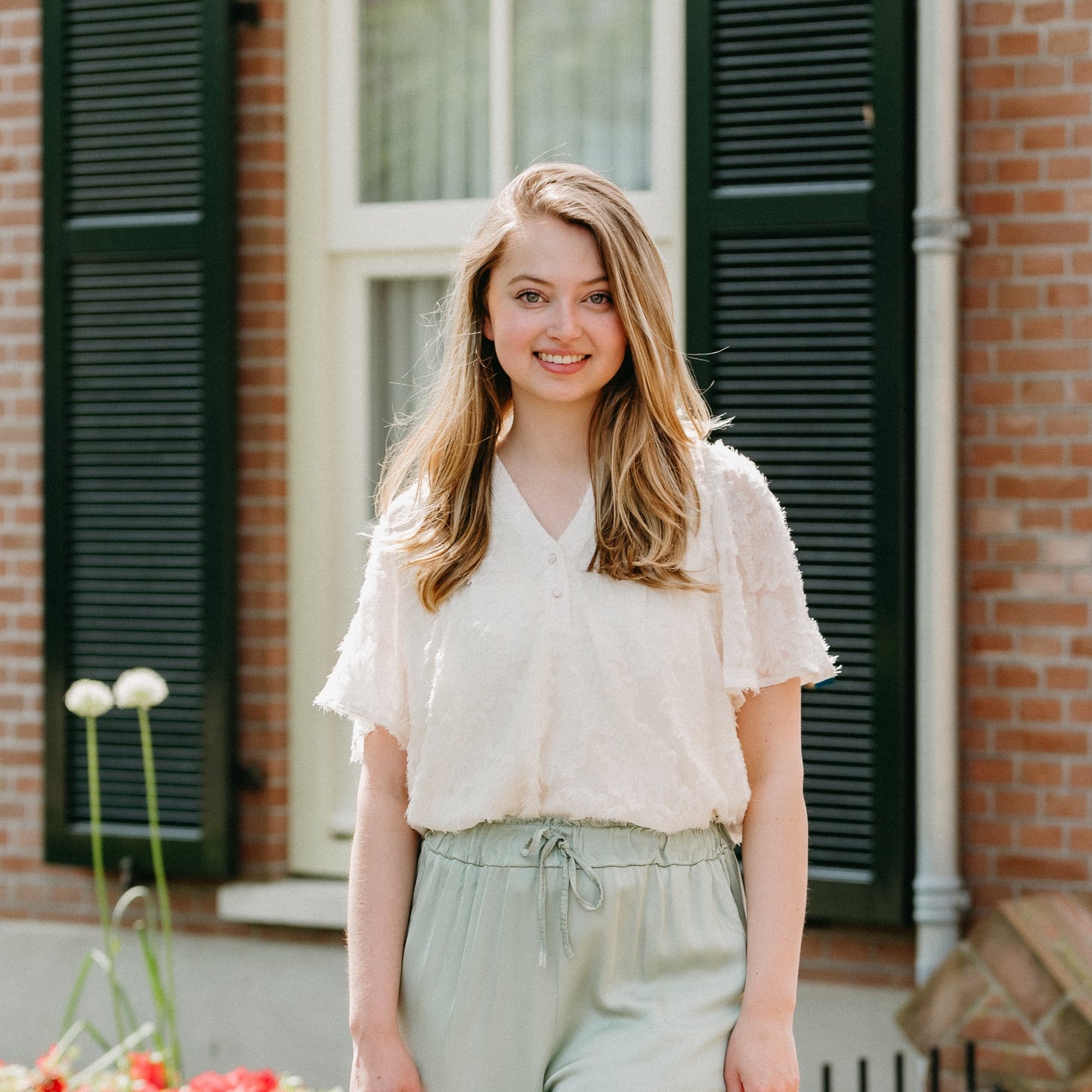 Blouse - Amber beige