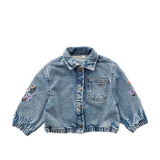 Your Wishes - Stretch Denim Jacket | Sky Blue
